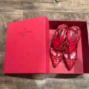 Valentino Rock Caged Stud Heels 8.5